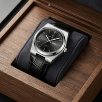 Reloj ejecutivo - tono negro y acero