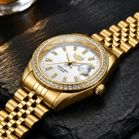 Reloj de lujo - tono full gold