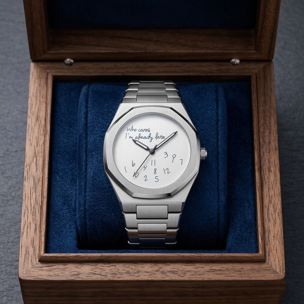 Reloj deportivo de lujo - Tematica WHO CARES?