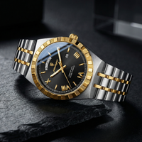 Reloj de lujo premium - tono oro y negro