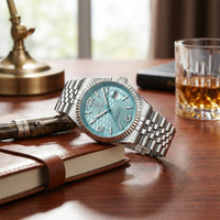 Reloj premiun ejecutivo - acero tiffany