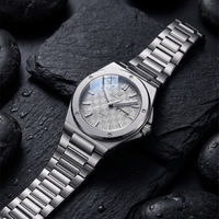 Reloj de lujo deportivo - tono acero y blanco - iwc schaffhausen ingenieur inspired