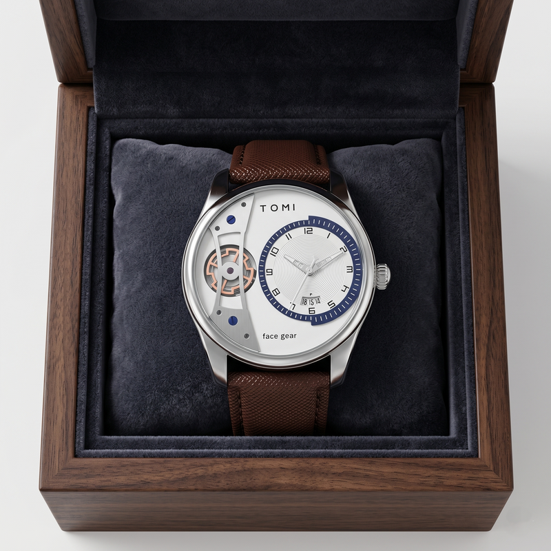 Reloj casual - Tono blanco y acero (correas intercambiables)