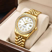 Reloj de lujo - tono full gold