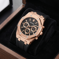 Reloj deportivo - Tono negro y rosegold