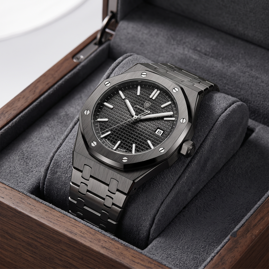 Reloj de lujo ejecutivo - tono full black