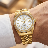 Reloj de lujo - tono full gold