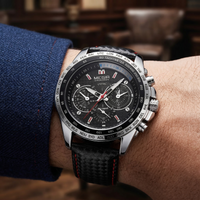 Reloj de lujo deportivo - Tono negro y fibra