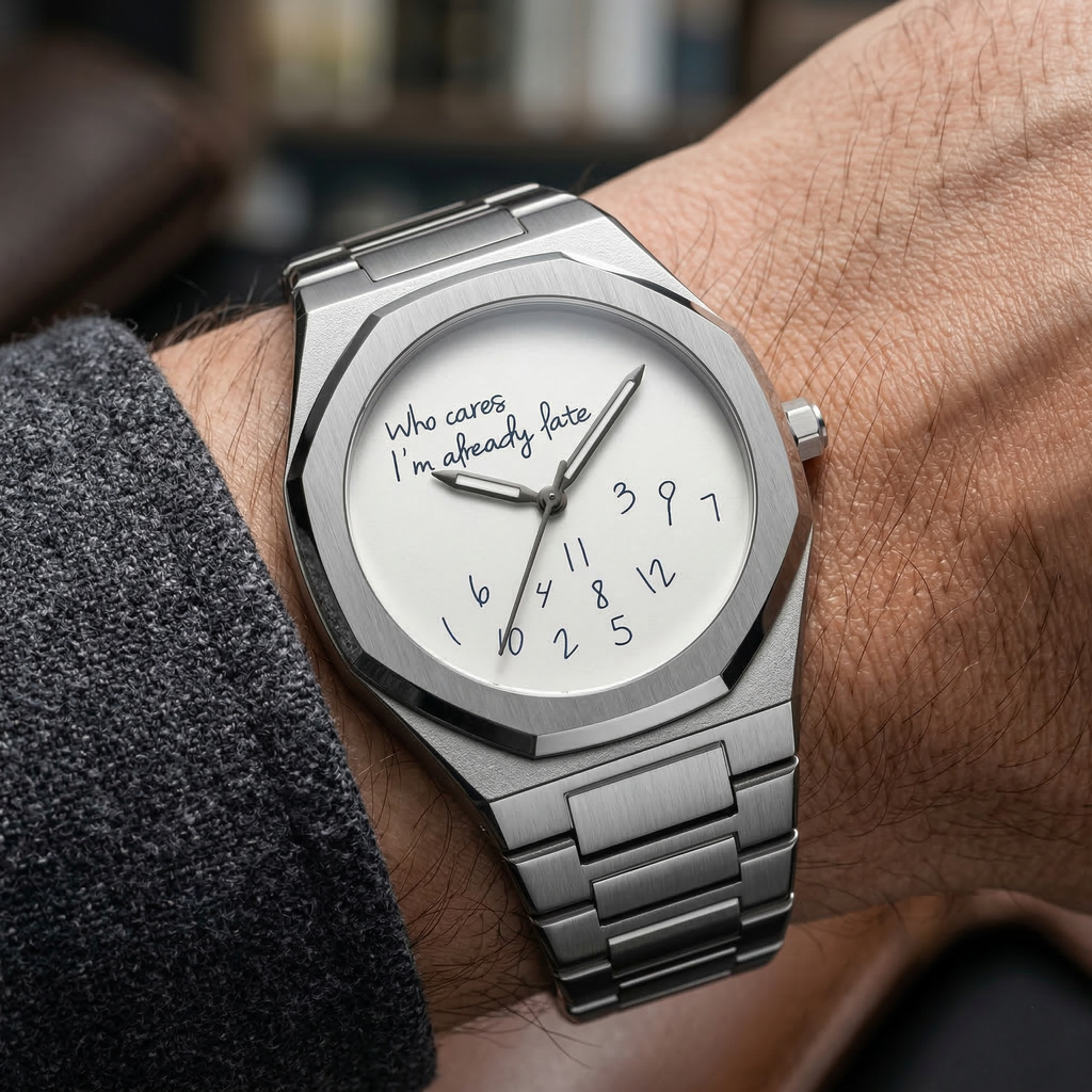 Reloj deportivo de lujo - Tematica WHO CARES?
