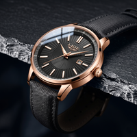 Reloj elegante premiun - Tono negro y rosegold