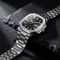 Reloj de lujo - Tono acero y negro cubitus