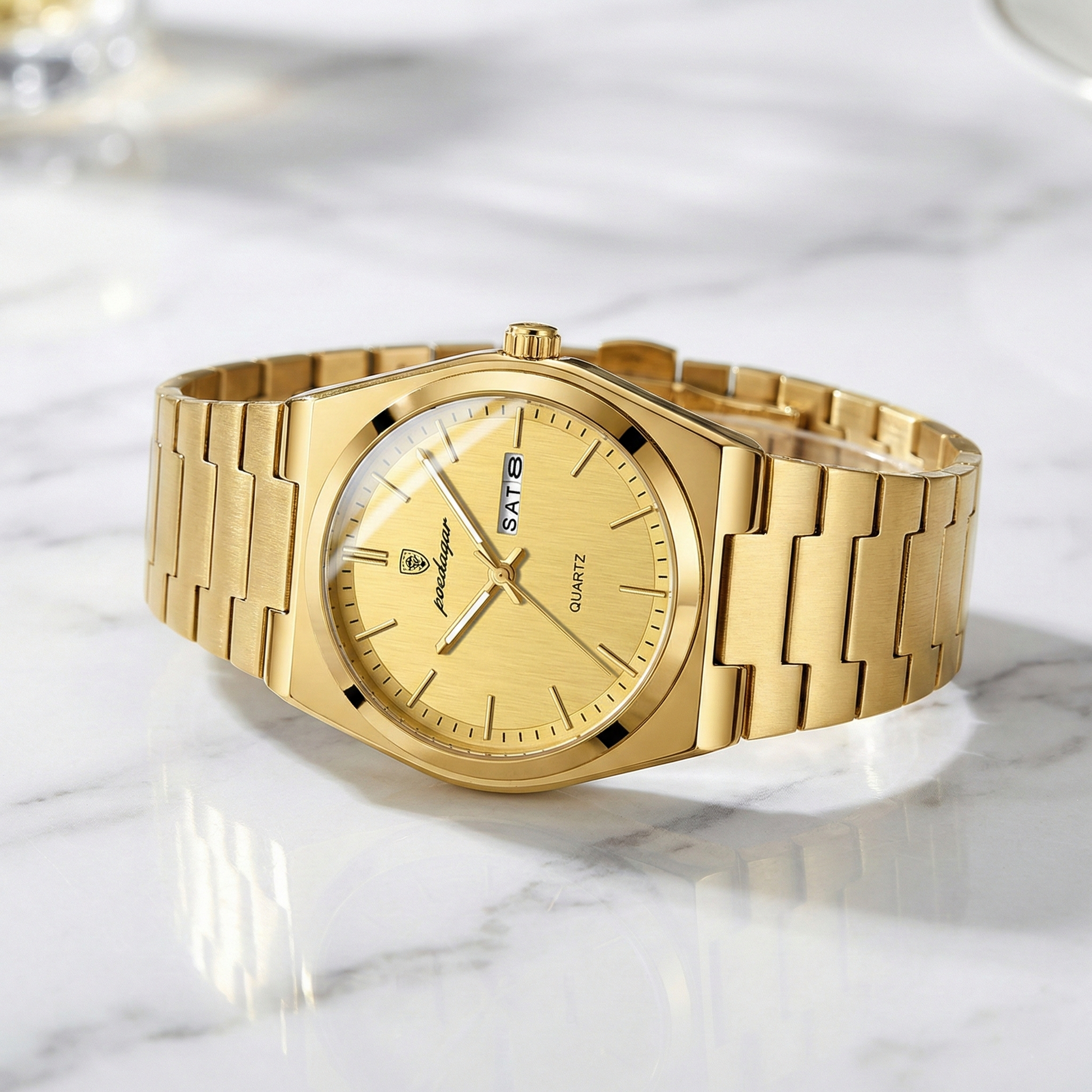 Reloj de lujo ejecutivo - tono oro