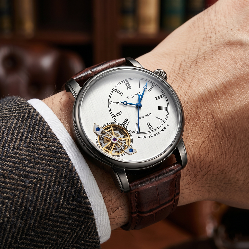 Reloj de lujo casual - Tono blanco y acero (correas intercambiables)