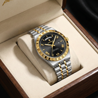 Reloj de lujo premium - tono oro y negro