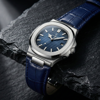 Reloj de lujo minimalista - tono azul total