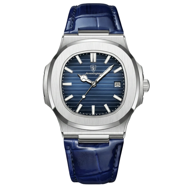 Reloj de lujo minimalista - tono azul total