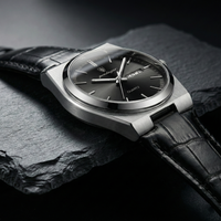 Reloj ejecutivo - tono negro y acero