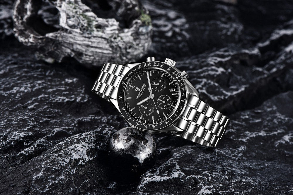 Pagani design PD1701 HJ Speedmaster Moonwatch SEIKO VK63