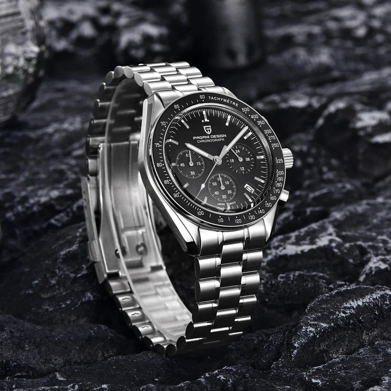 Pagani design PD1701 HJ Speedmaster Moonwatch SEIKO VK63