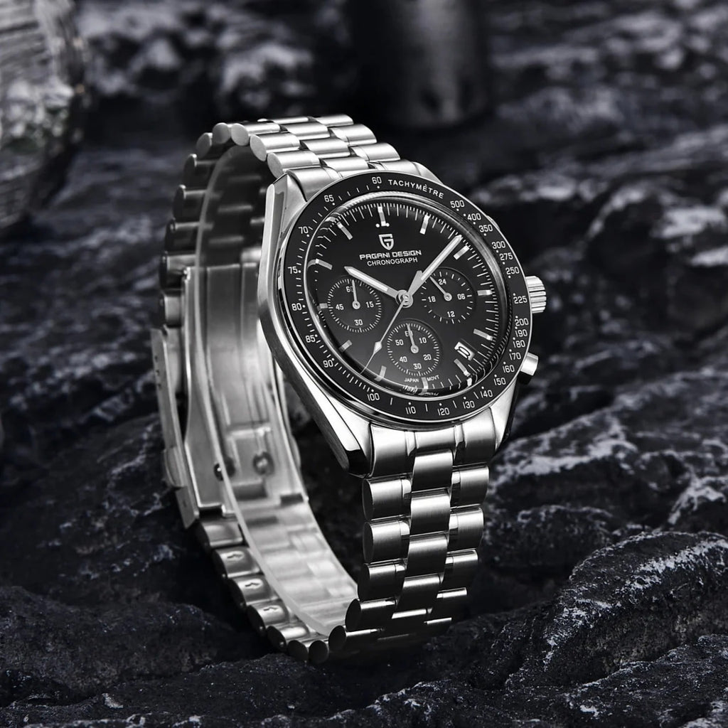 Pagani design PD1701 HJ Speedmaster Moonwatch SEIKO VK63