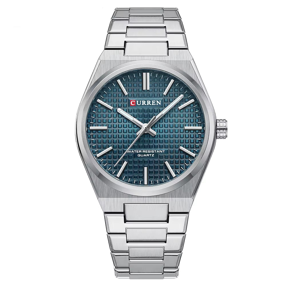 Reloj de lujo ejecutivo - tono acero y azul - AltusSV | Relojes y Accesorios para Hombre