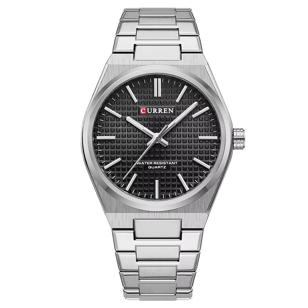 Reloj de lujo ejecutivo - tono acero y negro - AltusSV | Relojes y Accesorios para Hombre