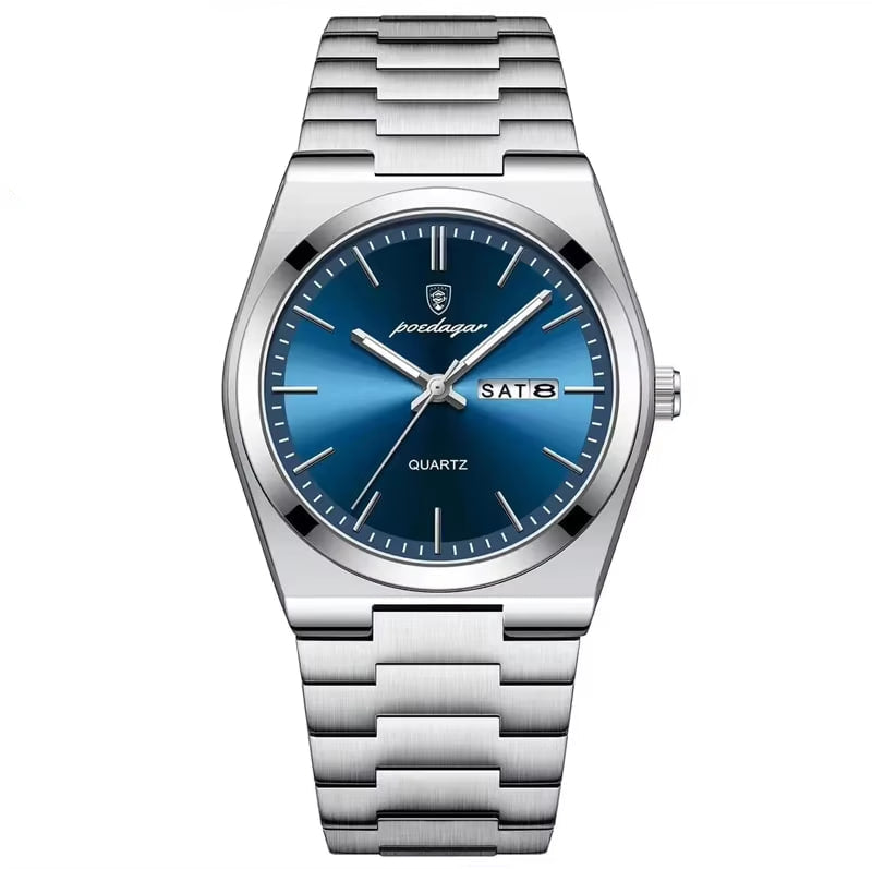 Reloj de lujo ejecutivo - tono azul y acero - prx inspired