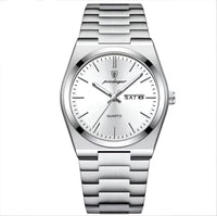 Reloj de lujo ejecutivo - tono blanco y acero - AltusSV | Relojes y Accesorios para Hombre