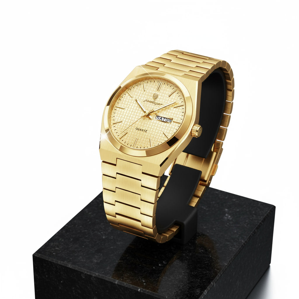 Reloj de lujo ejecutivo - tono oro lujo - AltusSV | Relojes y Accesorios para Hombre