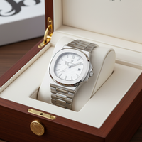 Reloj de lujo minimalista - tono blanco y acero - AltusSV | Relojes y Accesorios para Hombre