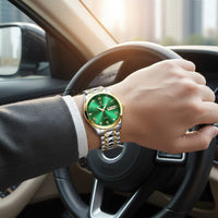 Reloj de lujo - tono verde y acero - AltusSV | Relojes y Accesorios para Hombre