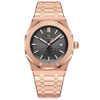 Reloj ejecutivo de lujo - Tono rose gold y negro - AltusSV | Relojes y Accesorios para Hombre