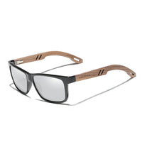 KINGSEVEN® Wooden HANDMADE Sunglasses W5508 Silver
