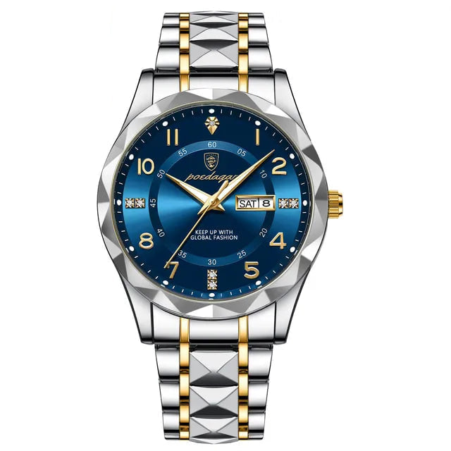 Reloj de lujo Aurum Blue – Tono Azul y oro con estilo clásico
