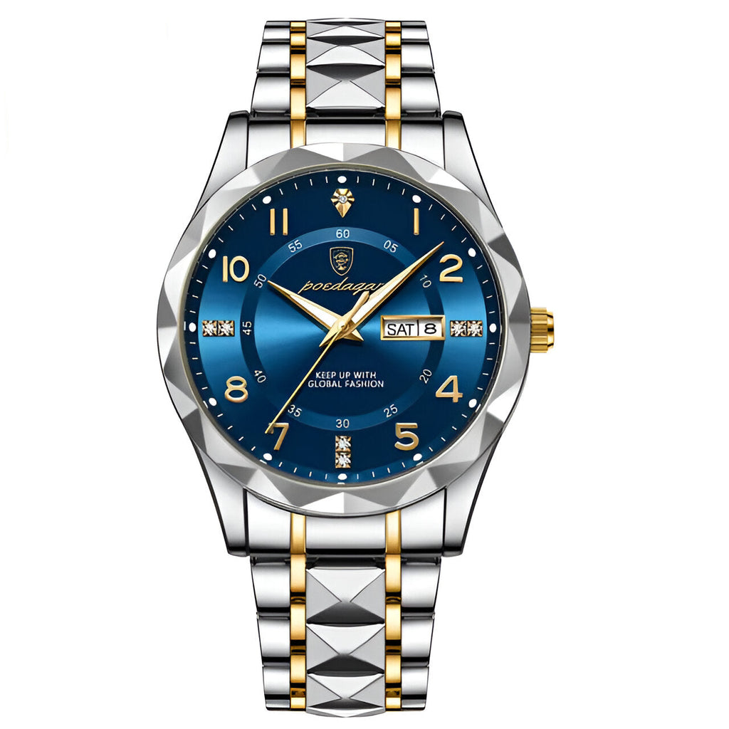 Reloj de lujo – tono Azul y oro