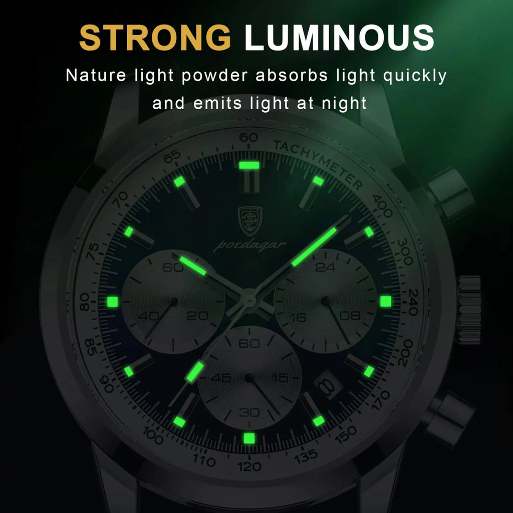 Reloj de lujo cronógrafo – Tono Negro total