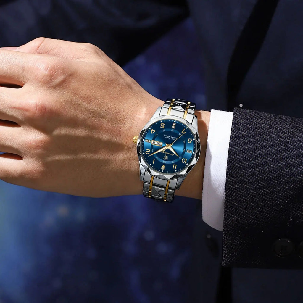 Reloj de lujo – tono Azul y oro