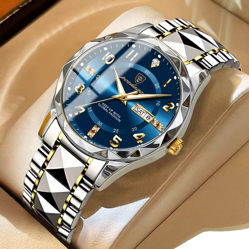 Reloj de lujo – tono Azul y oro