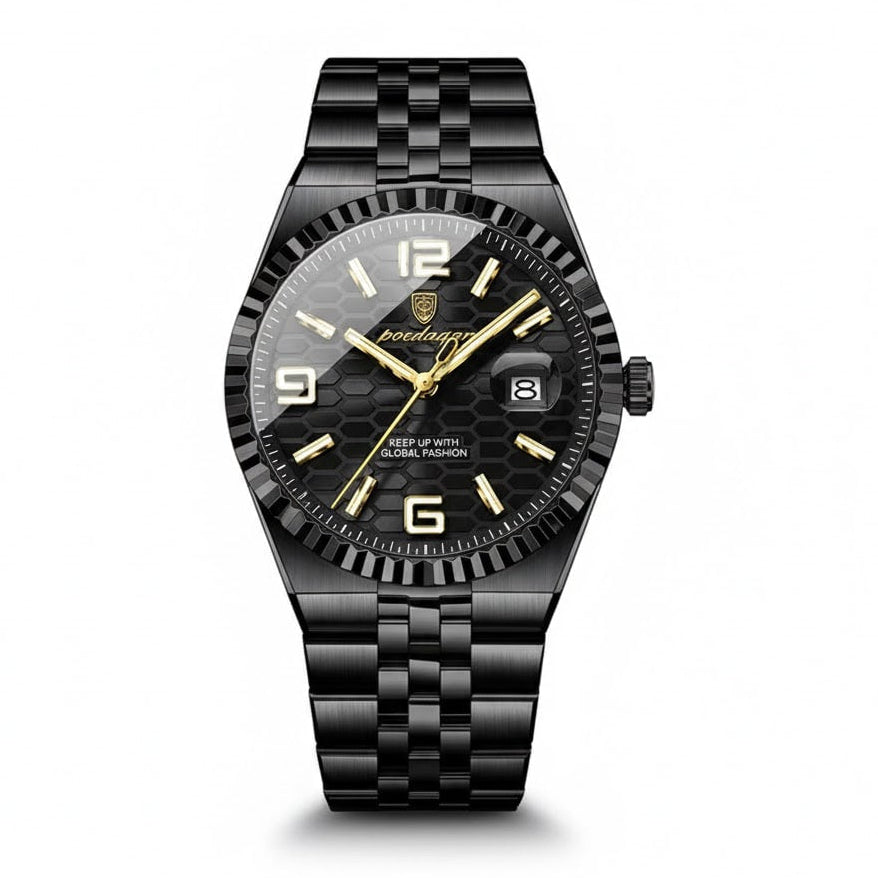 Reloj premiun ejecutivo - Negro y oro