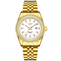 Reloj de lujo - tono full gold