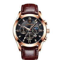 Reloj casual - Tono cafe y rose gold - Classic sport