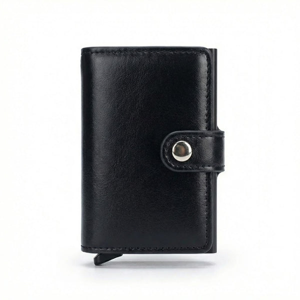 Tarjetero con broche y bloqueo RFID