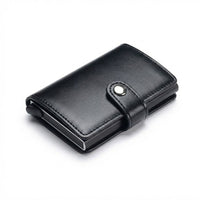 Tarjetero con broche y bloqueo RFID