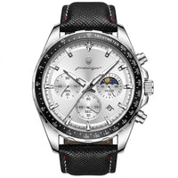 Reloj de lujo deportivo cronografo - Tono acero y negro