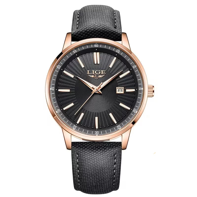 Reloj elegante premiun - Tono negro y rosegold
