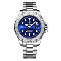 Reloj de lujo premium - tono acero y azul
