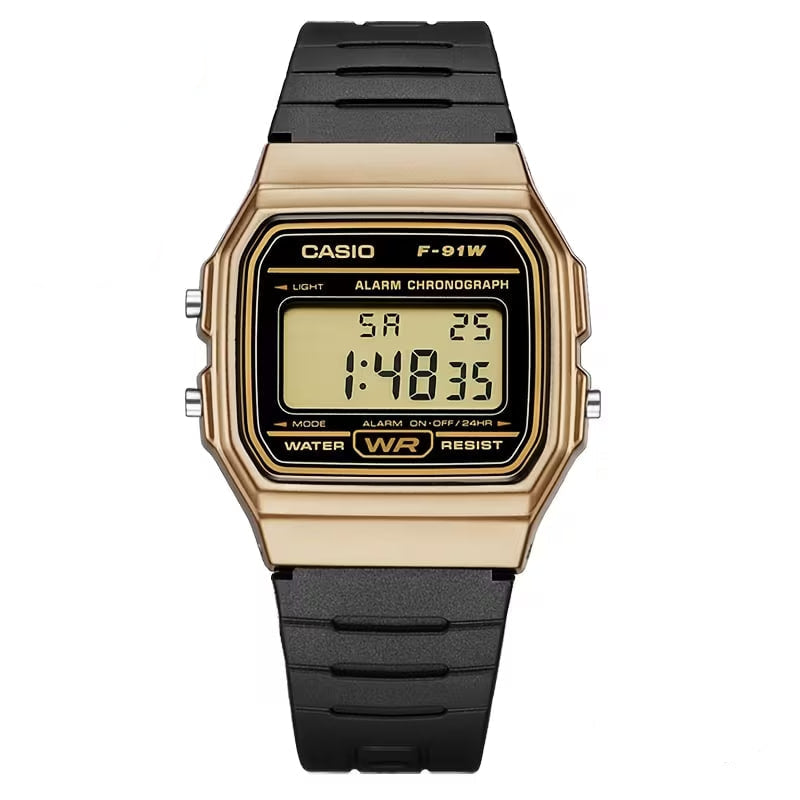 Reloj de lujo digital - Tono negro y oro CASIO TF-91WM-9A