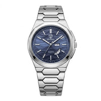 Reloj de lujo - Tono oceano y acero panal
