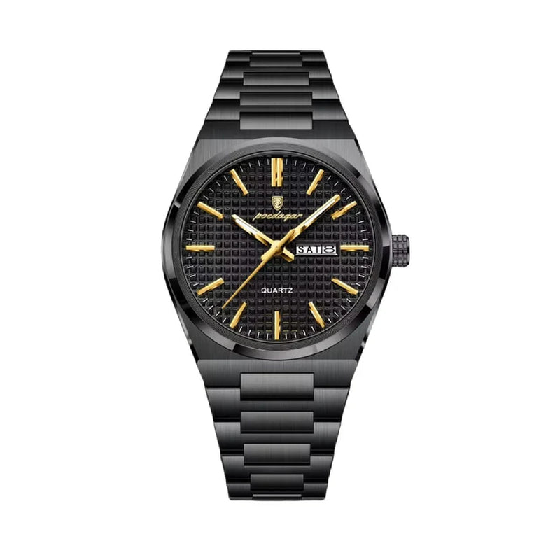 Reloj de lujo ejecutivo - Full black & gold