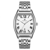 Reloj de lujo clasico - Tono acero y blanco